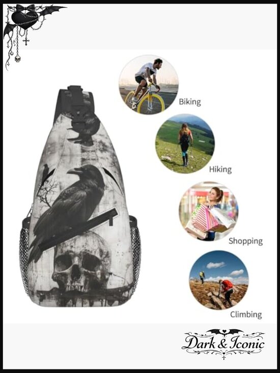 Lightweight Waterproof Sling Backpack Daypack Crossbody Bag for Hiking Travel main image 4